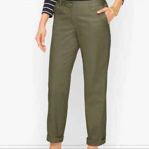 TALBOTS Relaxed Chino Pants, Sagebrush Size 10P